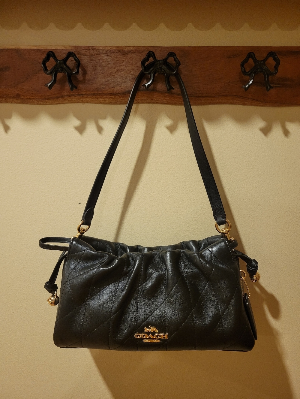 SOLD - Coach Faye Shoulder Bag with Quilting